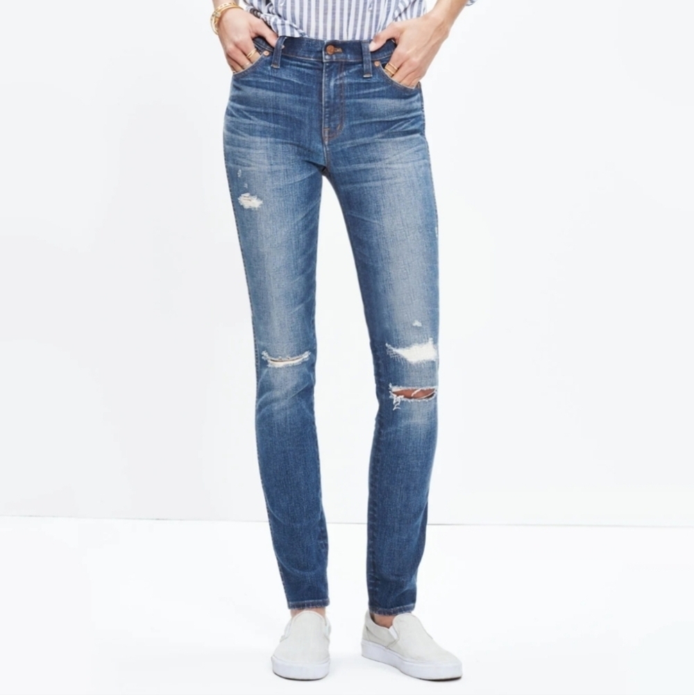Madewell 9" Highrise Skinny Jeans Size 28